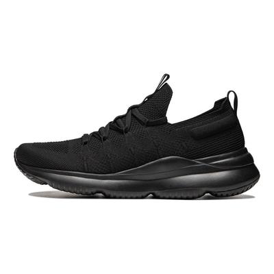 Li Ning Cloud Comfort Cushioning Slip Resistant Abrasion Resistant Breathable Rebound Low Top Casual Shoes Men's Black AGLU169-3