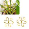 Rustproof Metal Flower Support Stake For Indoor Outdoor Climbing Vine Bouquets Decorative Garden Plant Structure 4 Pack