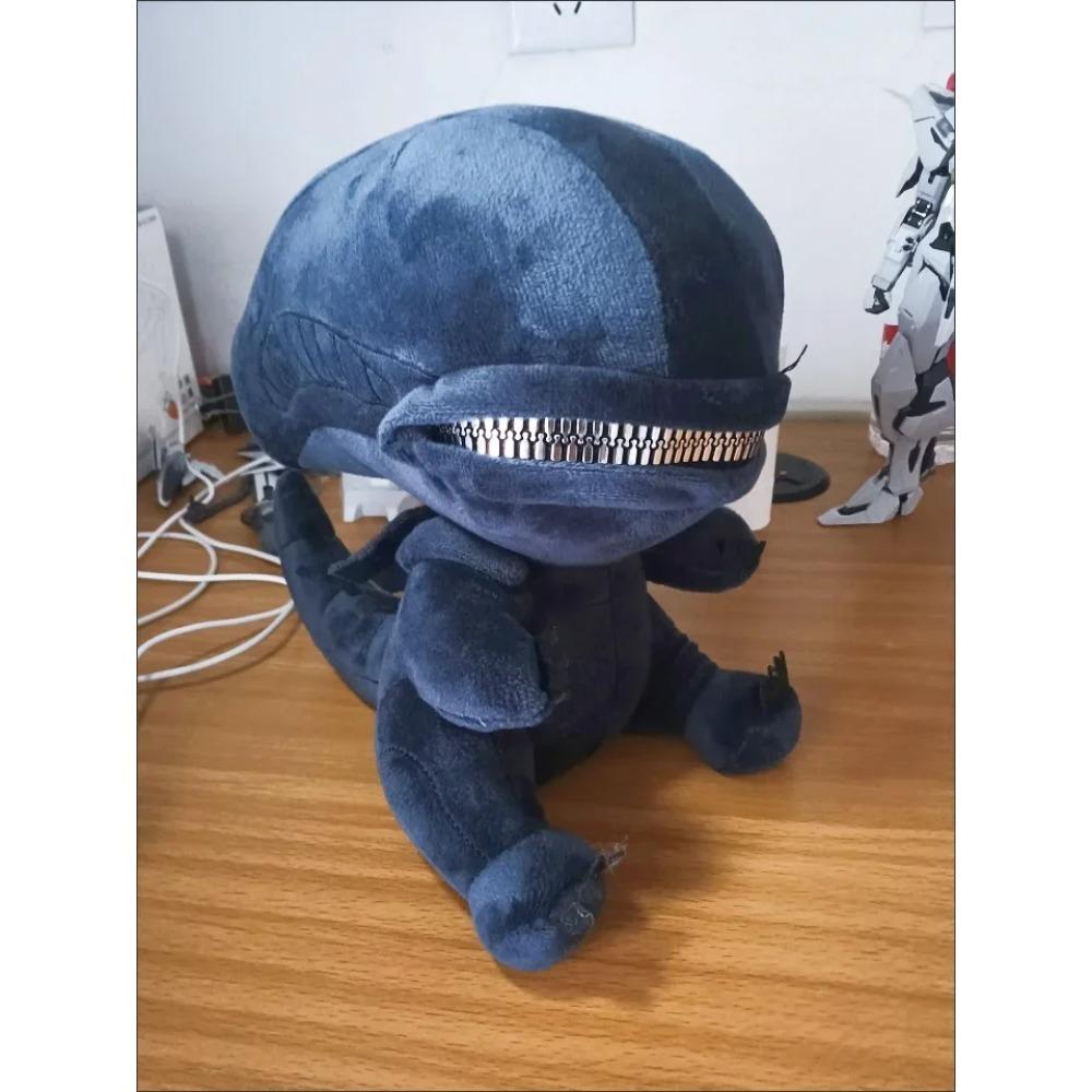 Păpuși de pluș Nou Extraterestru Xenomorf în Formă de Gură cu Fermoar Modă Kawaii Perne Umplute Jucării Ornamente de Cameră Desen Animat Cadou Surpriză