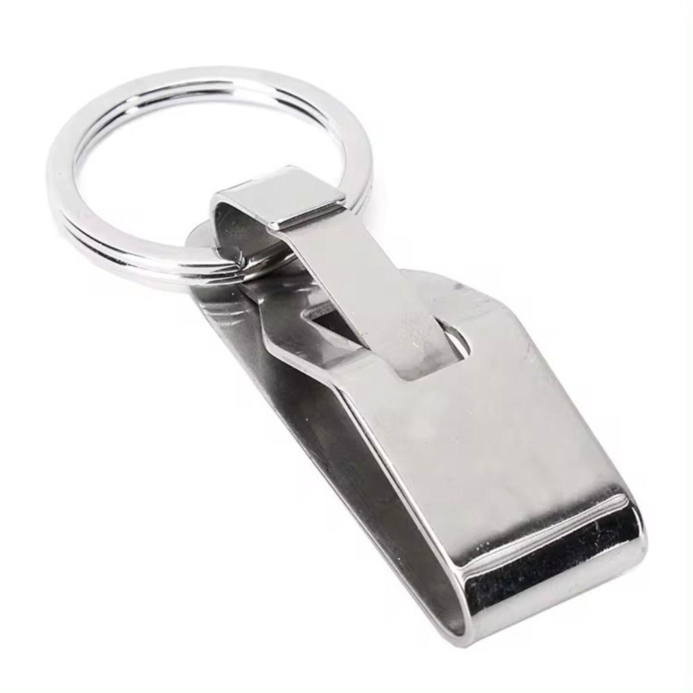 Heavy Duty Belt Keychain Quick Release Belt Key Holder Stainless Steel Keyring  Jewelry Hooks