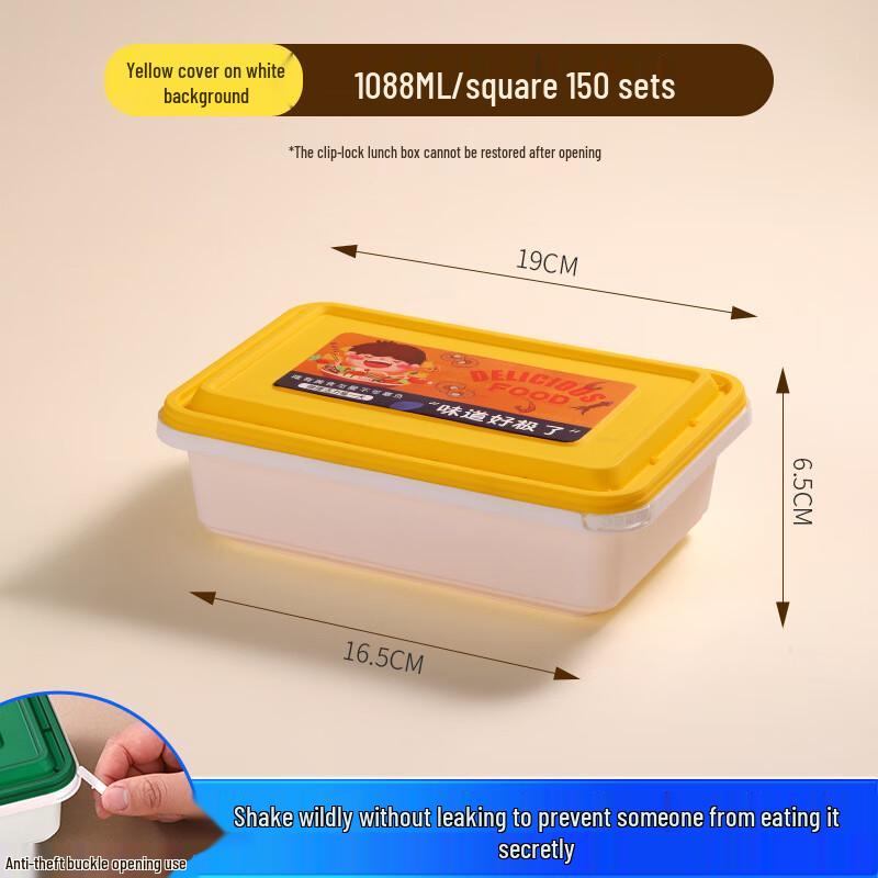 Disposable Plastic Food Containers with Lids