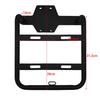 Yoothi Compatible Bike Side Bag Support CT125 Hunter Cub Entrapment Prevention Stay Steel Black Finish Bag Support Side Bag Saddle Bag Support Bike