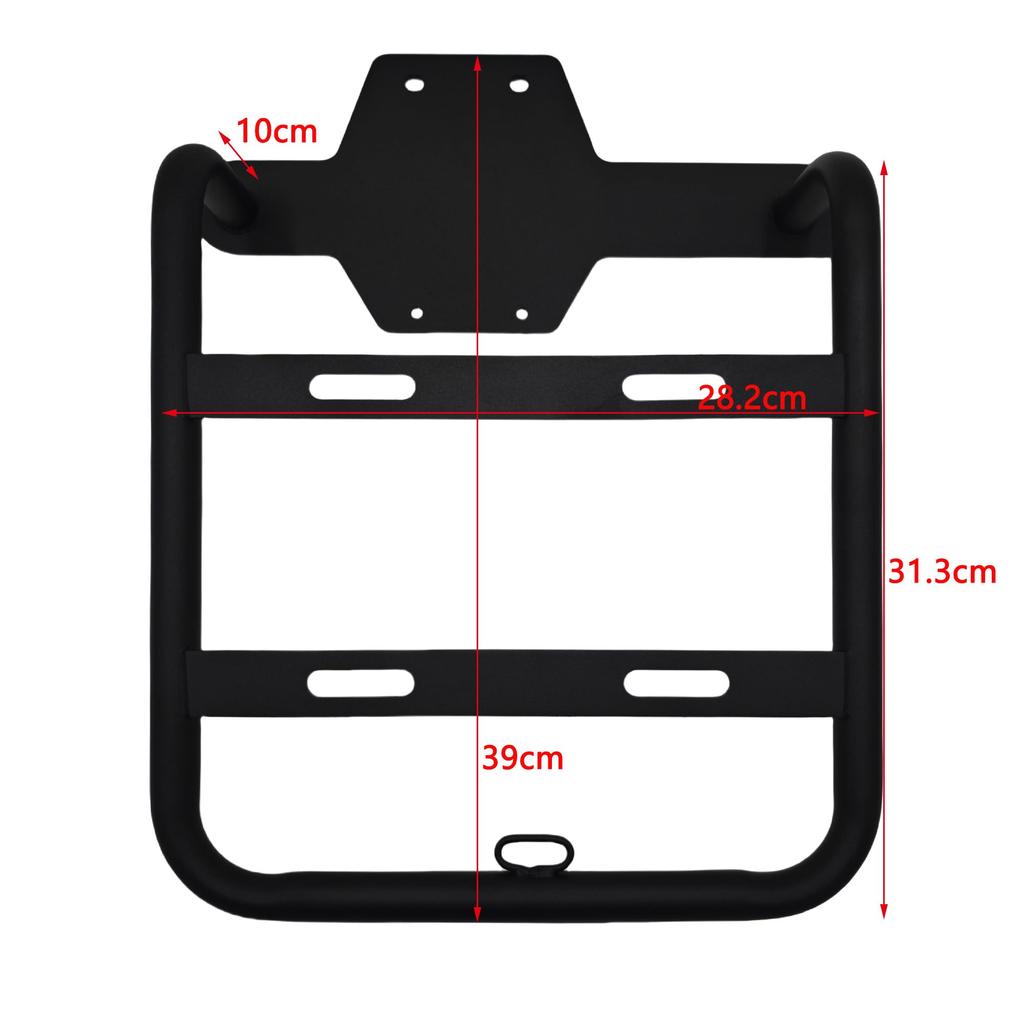 Yoothi Compatible Bike Side Bag Support CT125 Hunter Cub Entrapment Prevention Stay Steel Black Finish Bag Support Side Bag Saddle Bag Support Bike