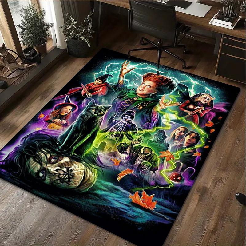 Halloween Magic Carpet Carpet Office Decorative Carpet For Living Room Bedroom Door Mat Floor Rug Computer Chair Area Rug