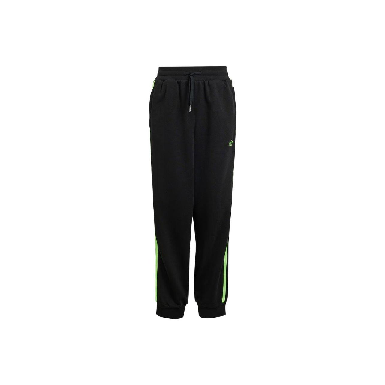 Adidas Оригинальные вязаные спортивные штаны Удобные Мягкие Полосатые На шнурке Детские брюки JV7796 128