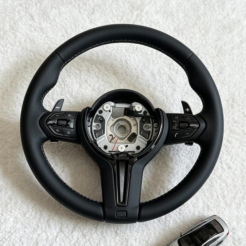 Black Leather M Sport Car Steering Wheel for BMW F20 F23 F22 F25 F26 F30 F31 F32 F34 F36 F10 F11 F12 F13 F15 F01 F07 E71 E90 E84