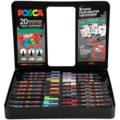 Posca Street Art Case - 20 Markers and 3 Tutorial Sheets