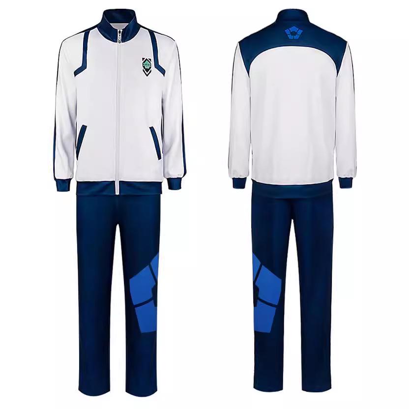 2025 Blue Lock Cosplay Dámský a Pánský Sako s Dlouhým Rukávem Sportovní Kostýmová Sada