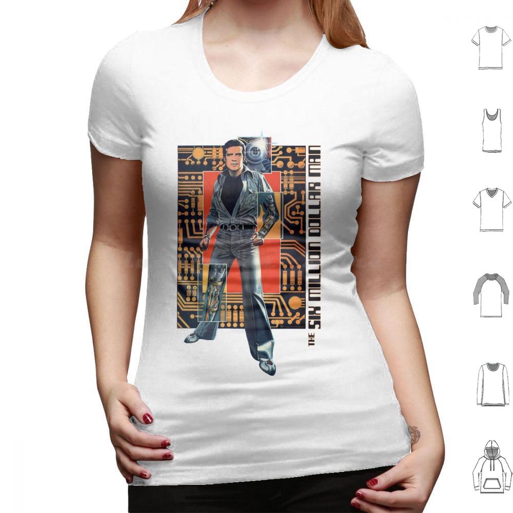 The Six Million Dollar Man T Shirt Big Size 100 Cotton Fuggin Teez Six Million Dollar Man Cyborg Steve Austin Astronaut