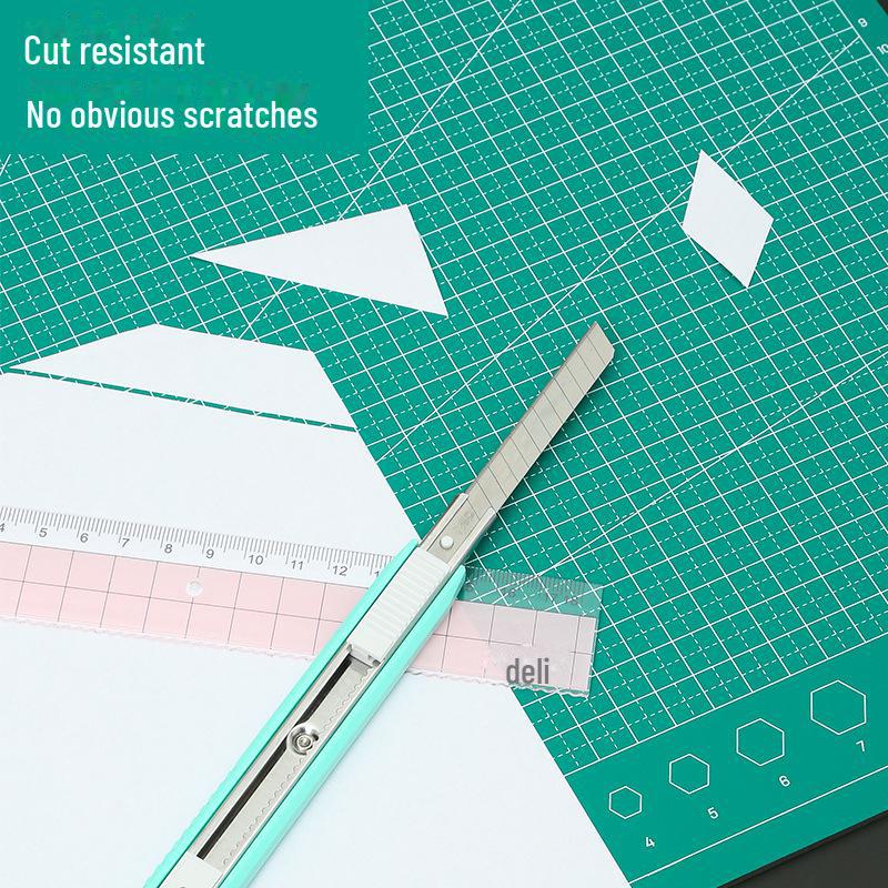 Deli 78400 Green PVC A4 High Strength Cutting Mouse Pad