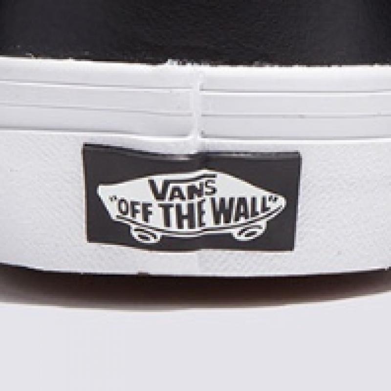 Vans Slip On Leather Black True White Vn000ct5bpb1
