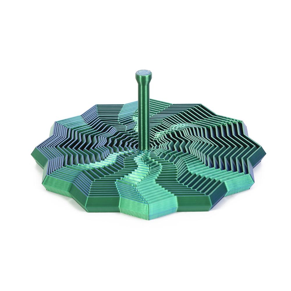 Polygonal Radish Tower: 3D Printed Foldable Star Tower Educational Toy for Kids