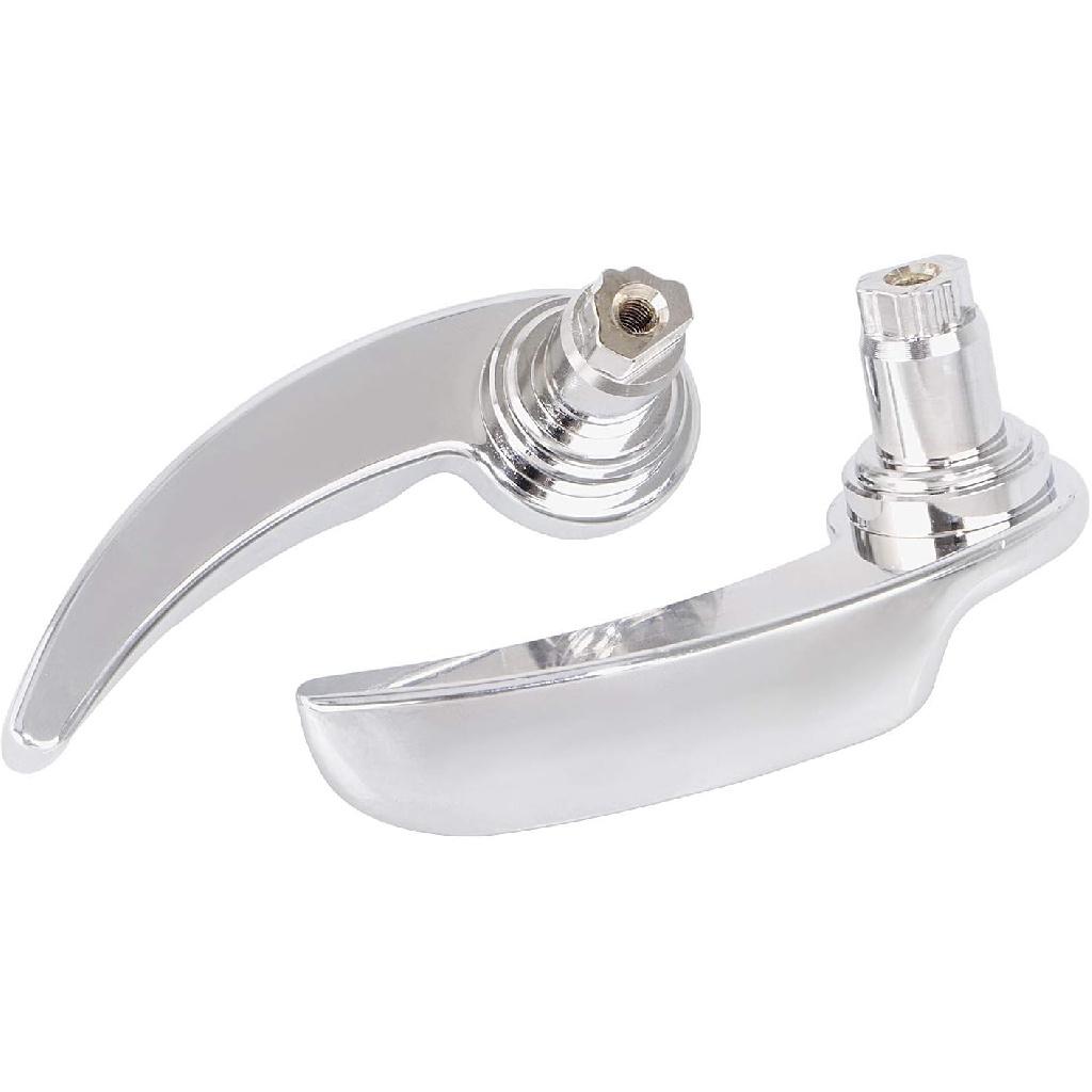 Chrome Saddlebag Latch Lid Lifter Handle Lever for Harley Touring Electra Glide Road King Street Glide Road Glide 2014-2023