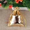 20PCS Foil Material Gift Bags Gold Silver Color Jewelry Bags Luxury Cloth Gift Bags  Christmas Party