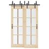 VidaXL Sliding Door Hardware Kit 152.5 Cm Black Steel, Sliding Door Hardware, Door Rail of 3295719