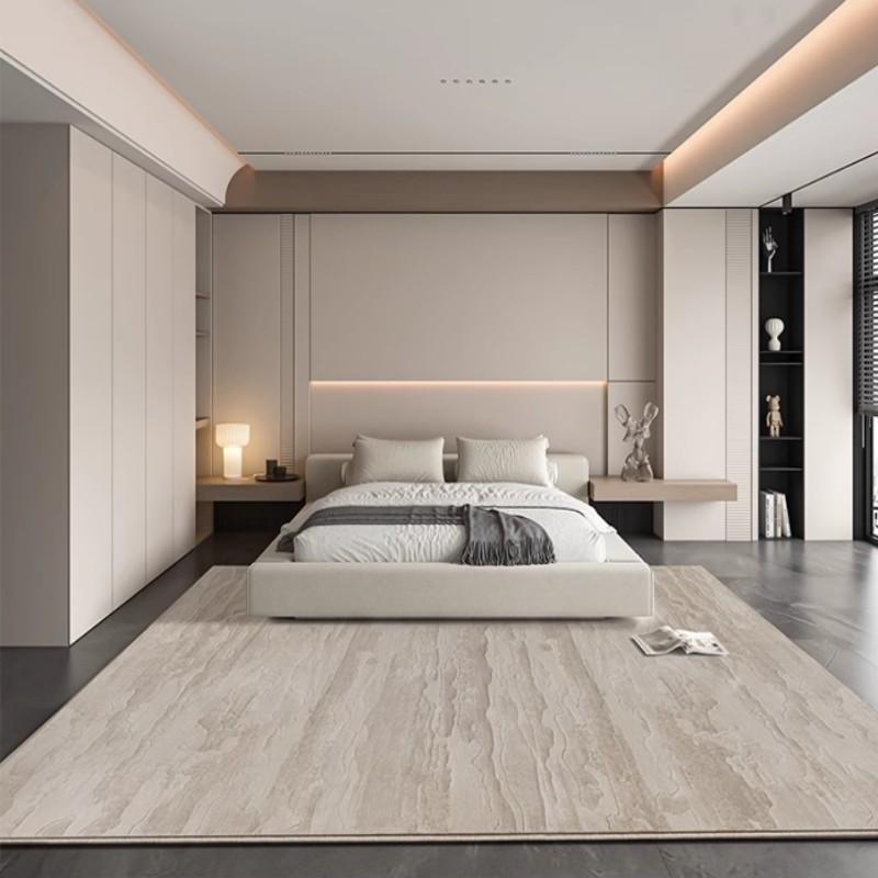 

VIKAMA Washable Rug for Living Room Non-Slip Modern Abstract Area Rug Stain Resistant Throw Floor Carpet Solid Rug Home Decor 100X120CM(3.3X3.9FT