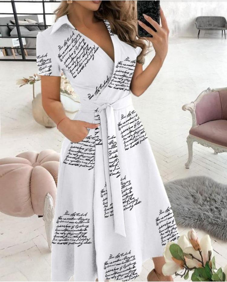 Summer Vintage Rainbow Striped Print Button Up Shirt Dress Women Casual Elegant Long Maxi Dresses Ladies Short Sleeve