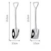 1/2/4PCS Stainless Steel Coffee Spoon Retro Shovel Ice Cream Spoon Creative Teaspoon Fashion Tableware