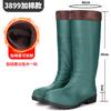 Men's tall rain shoes Thickened matte yellow rubber shoes Wading boots Worker shoes Water shoes Men's rain boots High water boots