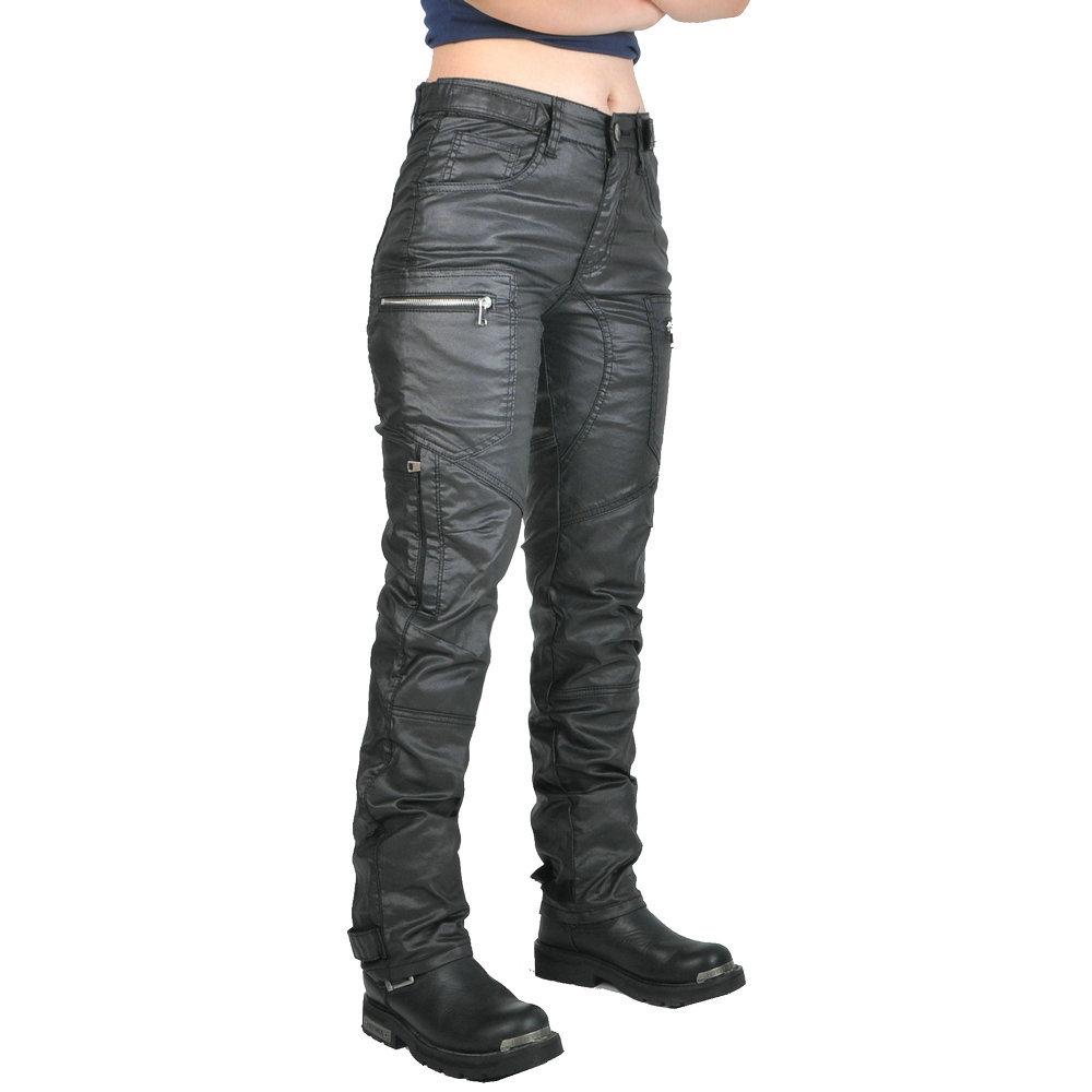 Nové motocyklové džínové kalhoty pro čtyři roční období, proti pádu, s nastavitelným elastickým pasem, pro ženy