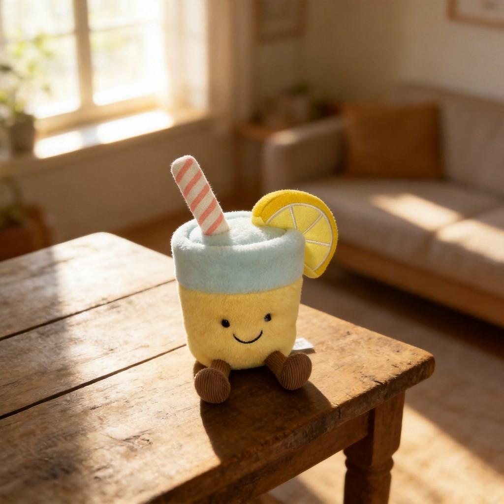 Lemon Plush Toy Soft Stuffed Animal Gift For Kids And Adults
