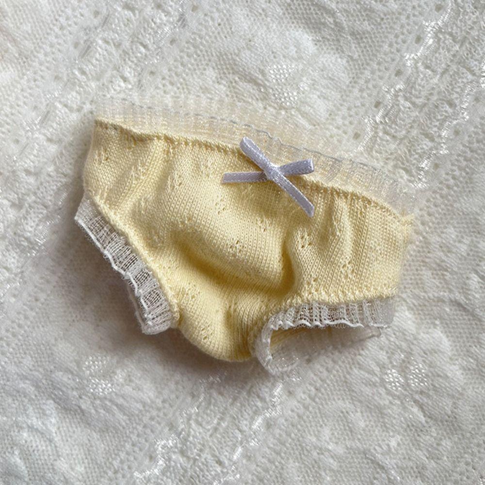 20cm Cotton Dolls Underpant Knickers Doll Fashion Clothes Underwear Panties for 1/11 ob11 Dolls for 1/12bjd Doll Clothing