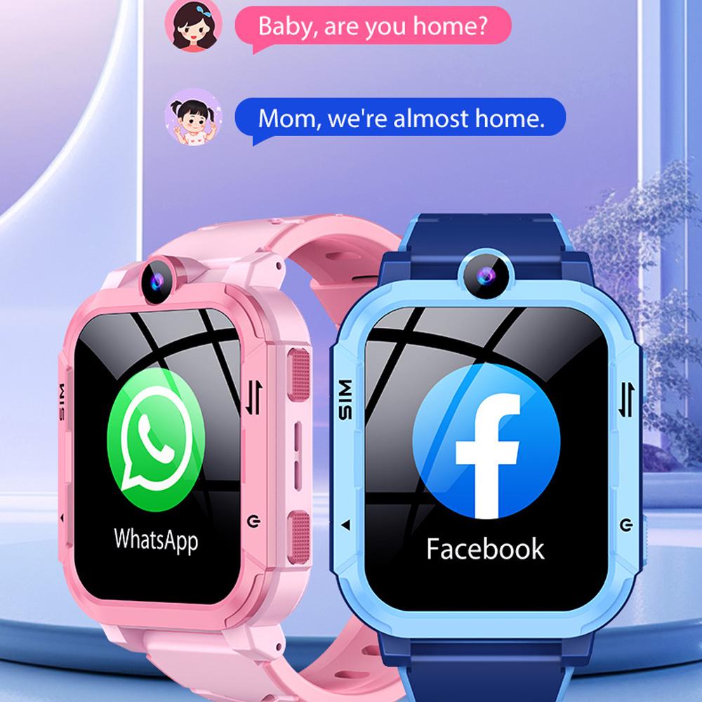 4G Kids Smart Watch Phone 1+8GB GPS WiFi Tracker Location Video Call SOS Call Back Monitor APP Dowload Children Smartwatch Gifts