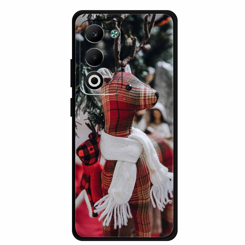 Christmas Phone Case For Oppo A5 5G CPH2735 / A5 4G CPH2727 Christmas Tree Soft Silicone TPU Back Cover Bumper For Oppo A5 Coque
