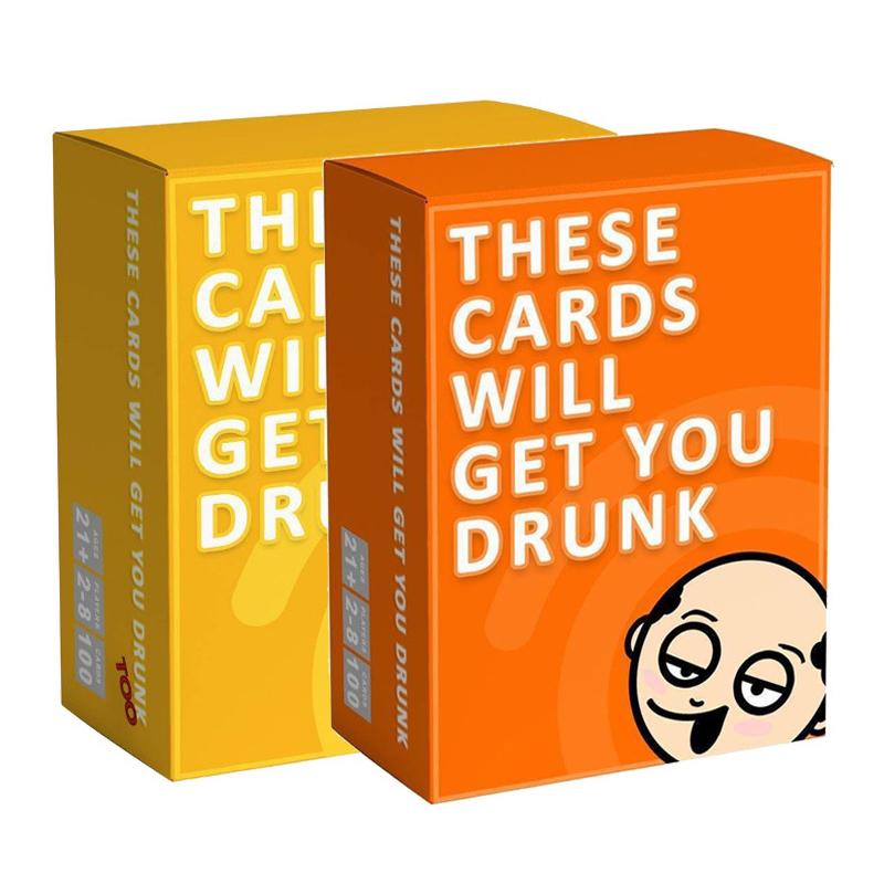 

Карточная игра. Эти карты напоят вас. Настольная игра первого и второго поколения.