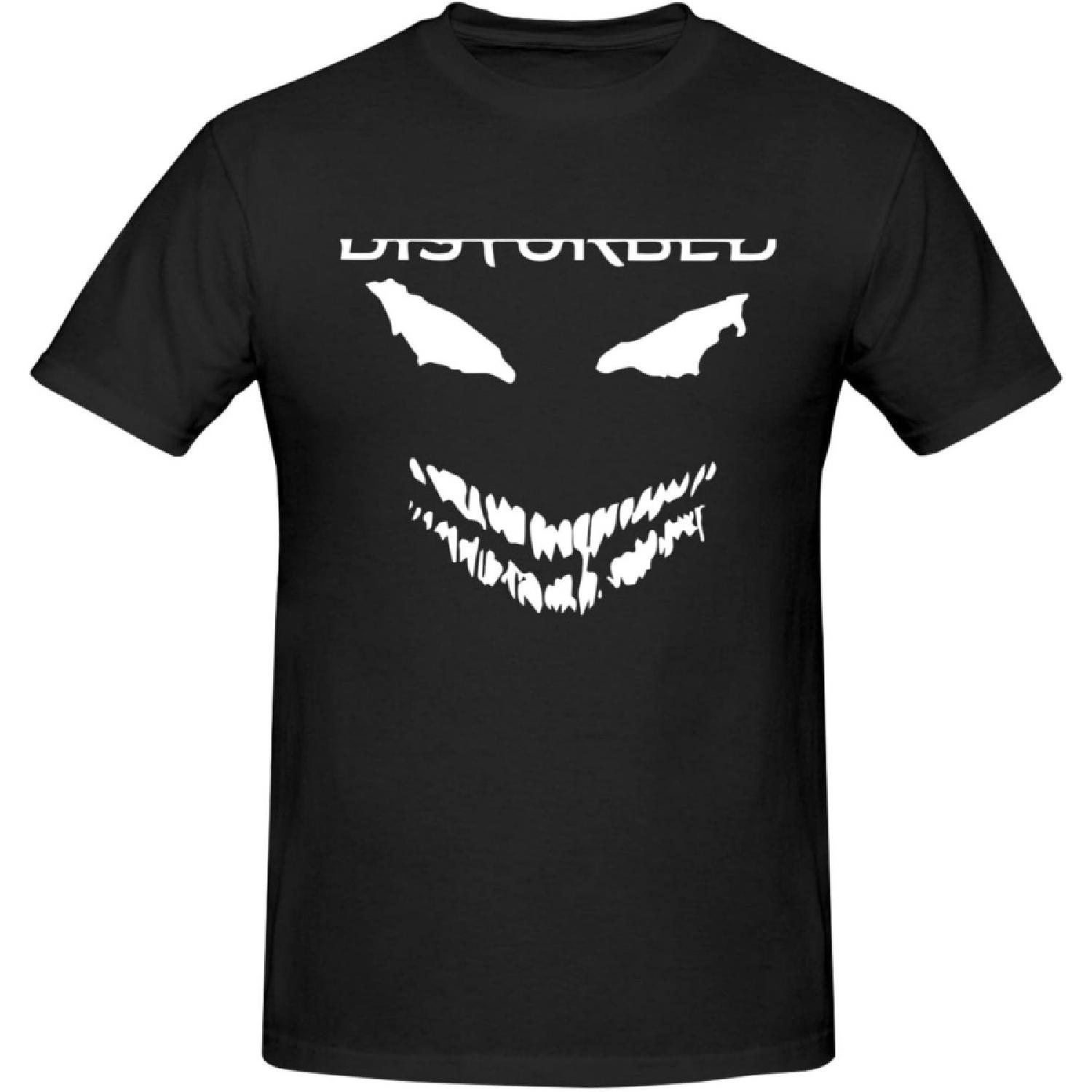 

xhaxhi Men s t-Shirt Disturbed Band Short Sleeve T-Shirt for Men Workout Shirts Running Shirts(1) XXXXXL різнокольоровий