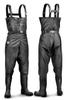 Unizom Fishing Waders, Chest-High Waders with Inner Mesh, Recommended by Experienced Anglers, Radial Sole, Waterproof Suit