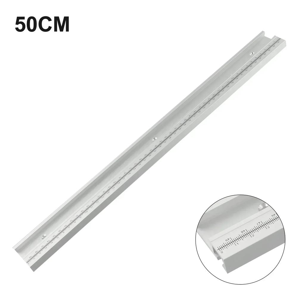 Router Tables T Slot Miter Track 45*12.5mm Aluminum Alloy For Router Table Silver High Quality Practical Brand New