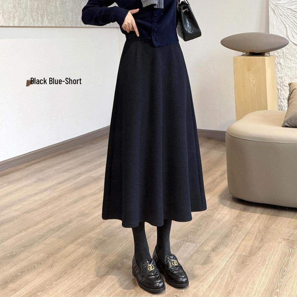 Timeless Wool Umbrella Skirt [2 Lengths]: Elegant, Warm Winter Midi Skirt for 2025