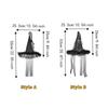 Veil Tulle Halloween Witch Hat Gothic Cosplay Hat Spider Ribbon Wizard Hat  Cosplay Costume