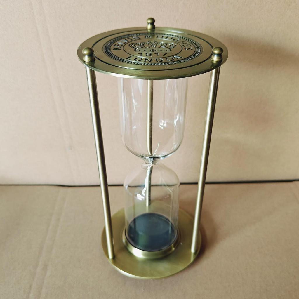 Creative Retro Hourglass Toothbrush Timer with Flowing Sand