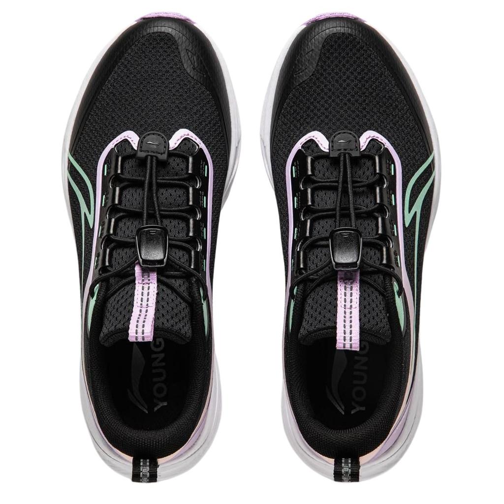 Li Ning Kids Comfortable Versatile Breathable Low-Top Running Shoes Kids Running Shoes Pink YKFU062-2