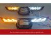 LED Front Grille Light for 19-25 Toyota Levin: Sequential Turn & Daytime Running Light Modification
