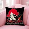 Cartoon RRuby Gloom Cushion Cover Natural Linen Pillow Case DoubleSided Print Decorative Sofa Pillowcase Home Decor Gift