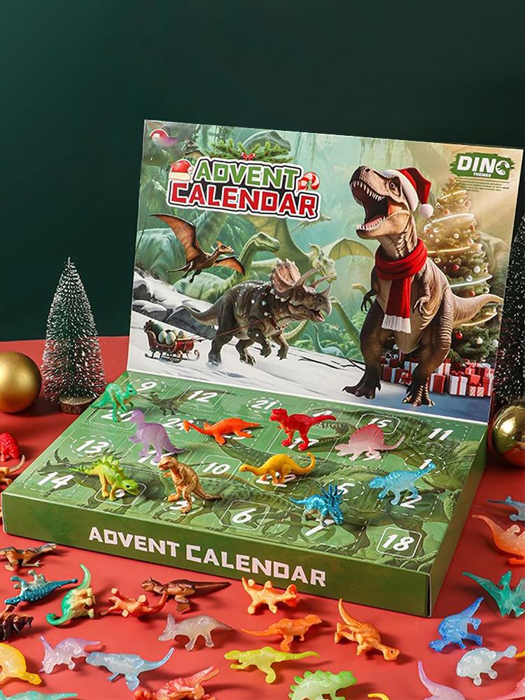 Dinosaur Advent Calendar 2025 24 Days Christmas Countdown Calendar Xmas Gifts for Boys Girls Toddlers