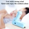 1pc Mini Portable Fold Fan Originality Charging Household Electrical Appliances Desktop Electric Hold Small Air Cooler