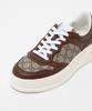 Gucci GG Supreme Size 669582 UPGA0 Men's Sneakers, Beige/Ebony, 25.0 cm, [Used]