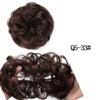 MISS WIG Straight Donut Chignon Hairpieces Synthetic Ombre Elastic Chignon Fluffy Messy Scrunchies Hair Bun for Women