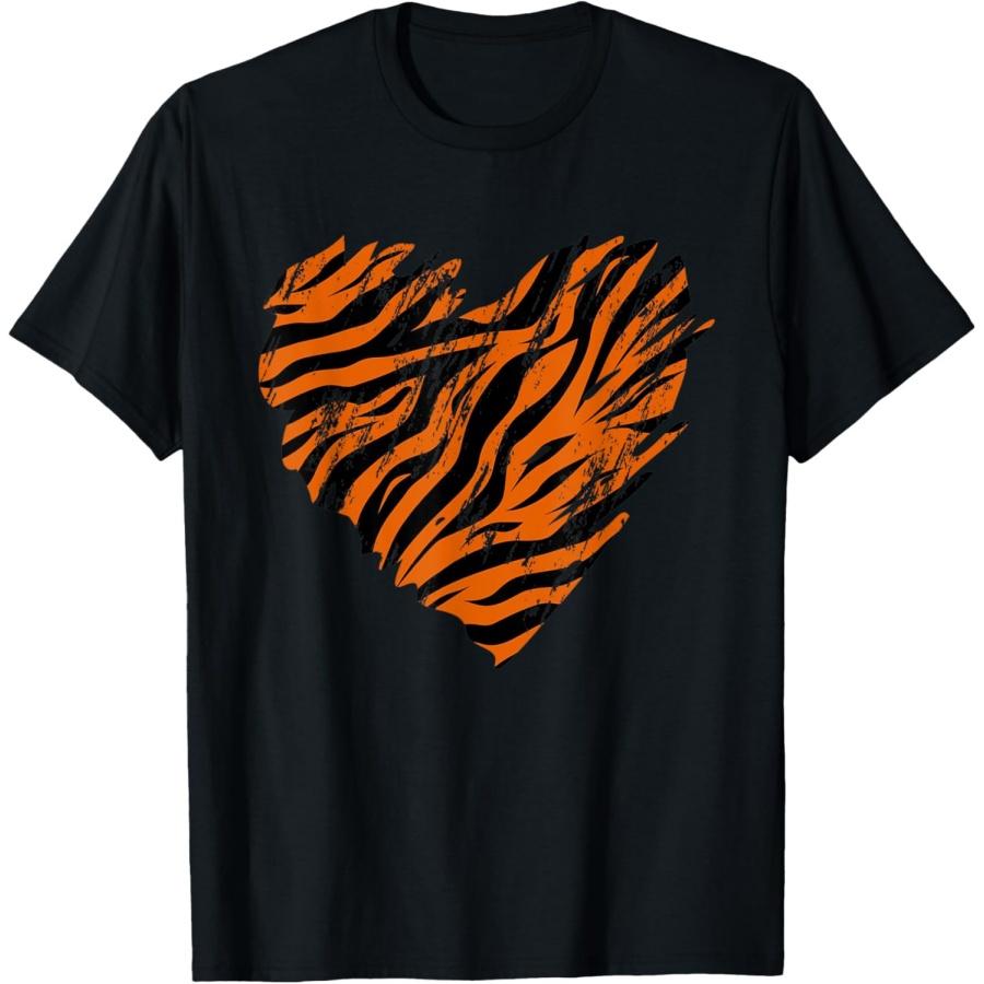 

Tiger Bengal Heart T-Shirt XXXXXL чёрный