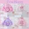 Plush Bunny Keychain With Silicone And Polyester For Kids And Adults