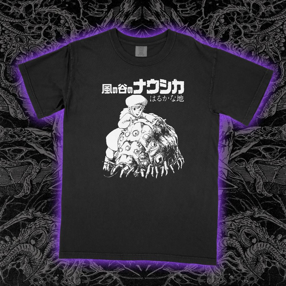 

Nausicaa Valley of the Wind T-Shirt Ghibli Anime Graphic Tee Studio Ghibli Unise Unisex T-Shirt S