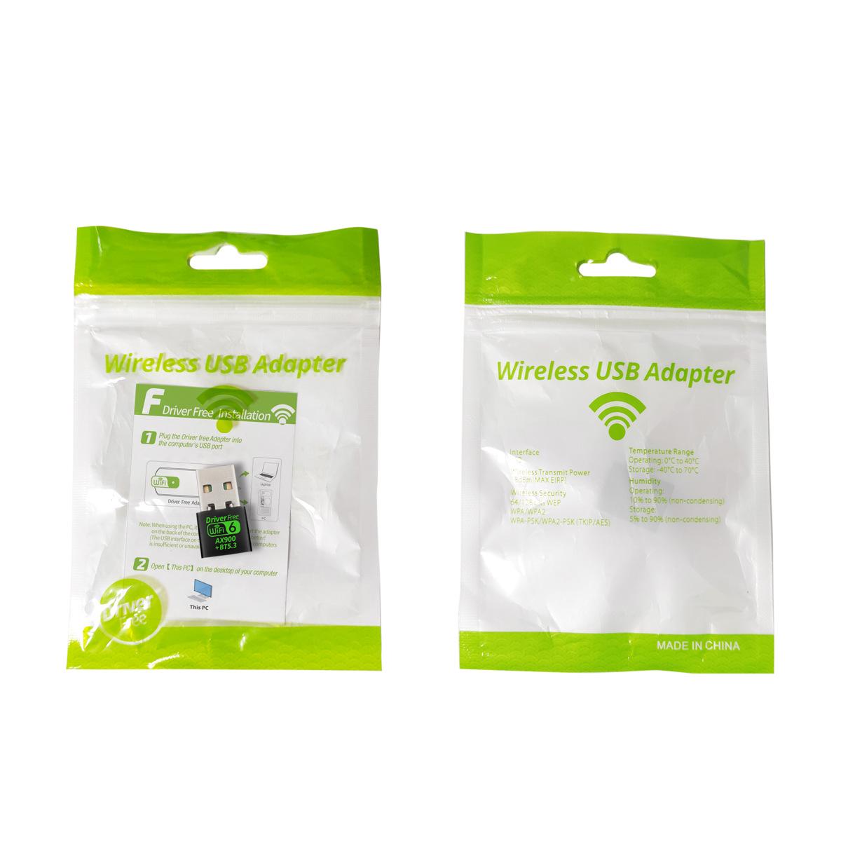 

WiFi6 Bluetooth Adapter: Wireless Network Card with 5.3 Driver-Free, 5G Dual-Band, Plug-and-Play.