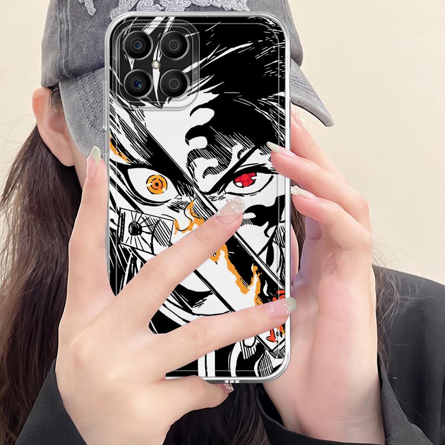 Soft Phone Cover Case for Honor X9a 90 Lite X8a X7b X9b X8b X8 Hot D-emon Anime S-layer