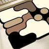Colorful Puzzle Floor Mat Absorbent Bathroom Rug Non-Slip Bath Mat Decorative Door Mat for Entrance Kitchen Shower Bathtub