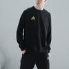 Adidas Logo Sports Casual Bluza Crewneck Unisex Bluza Czarny Złoty ACLLSPS3CS-BG