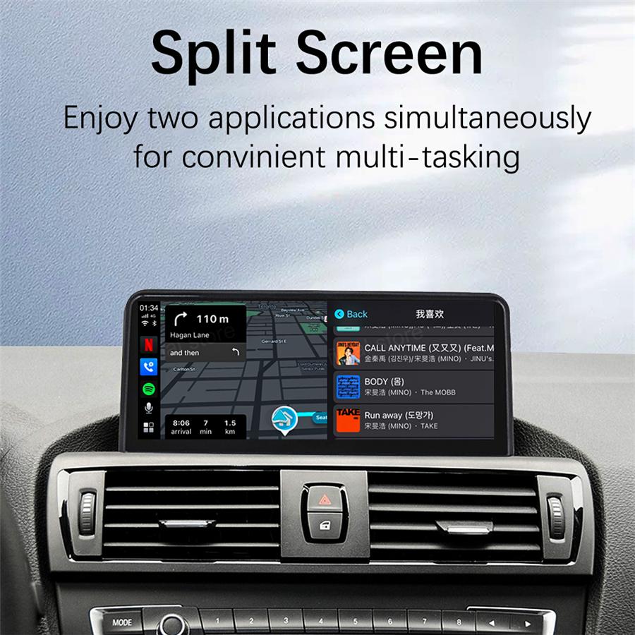 For Support Carplay Ai Box Wireless Android Auto GPS 4G LTE Multimedia Adapter